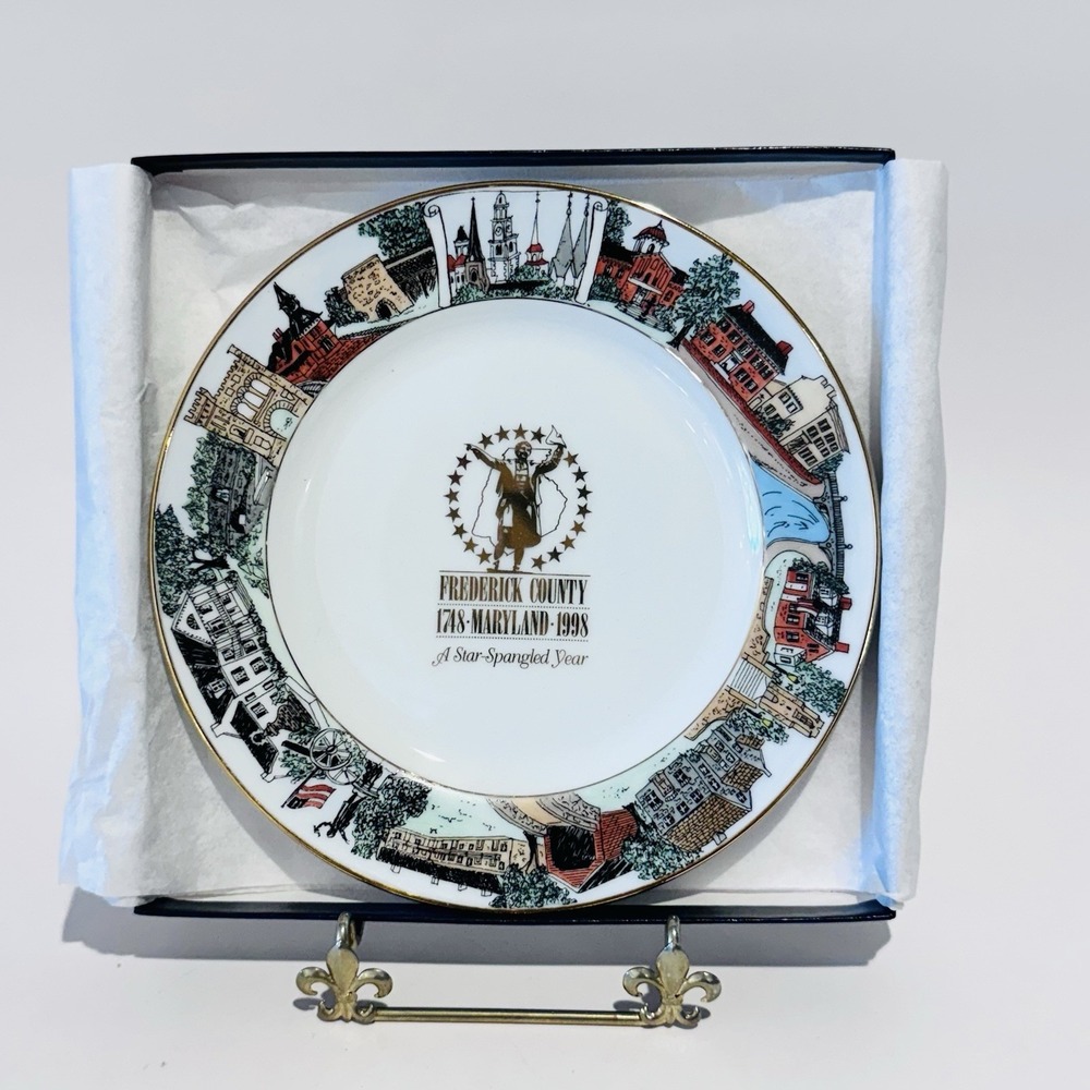NEW‎ Historic Frederick County Collector Plate By Artist Cheryl Lyon # 1 & #2